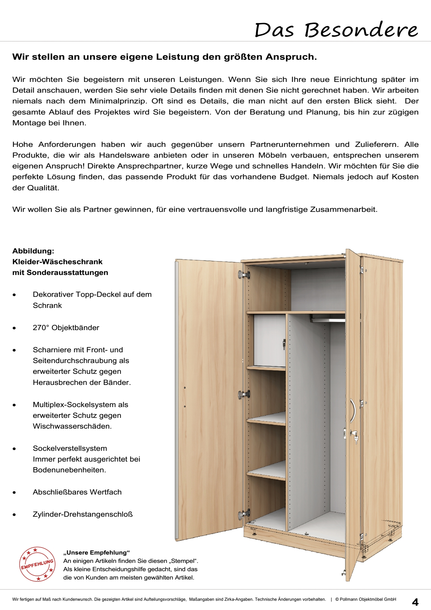 stellen unsere eigene