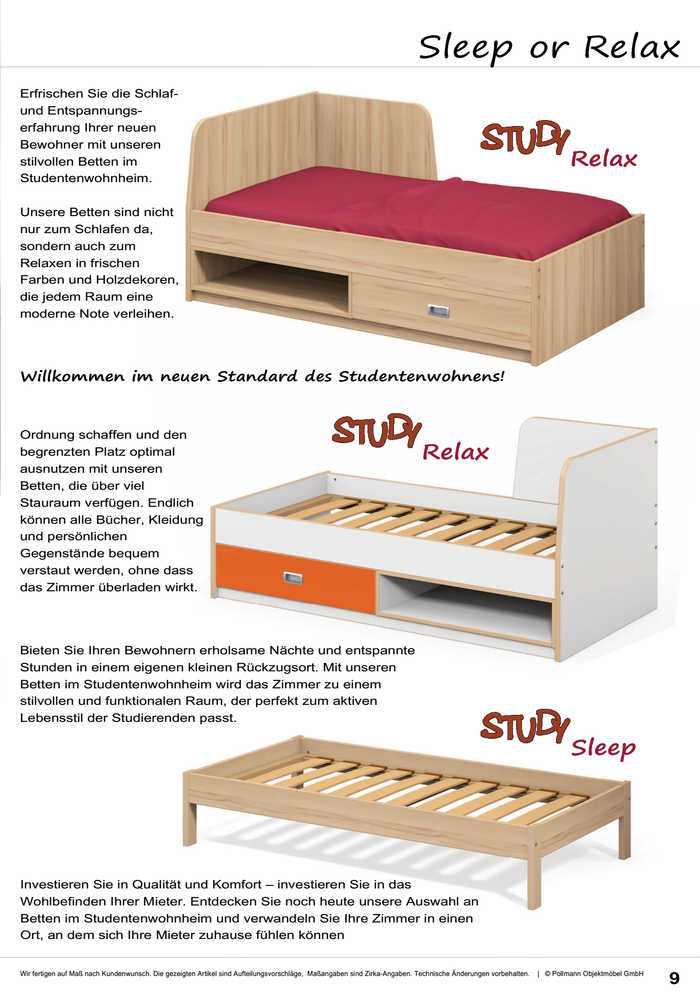 Relax Sleep Willkommen