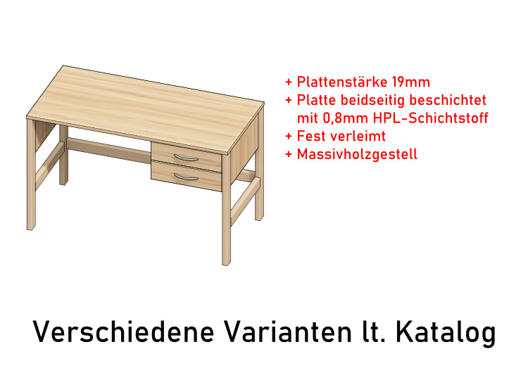 Schreibtische Modell 600