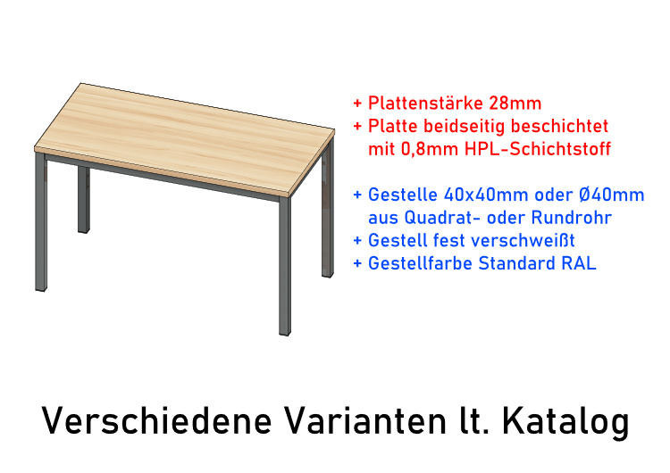 Schreibtische Modell SIMPLEX